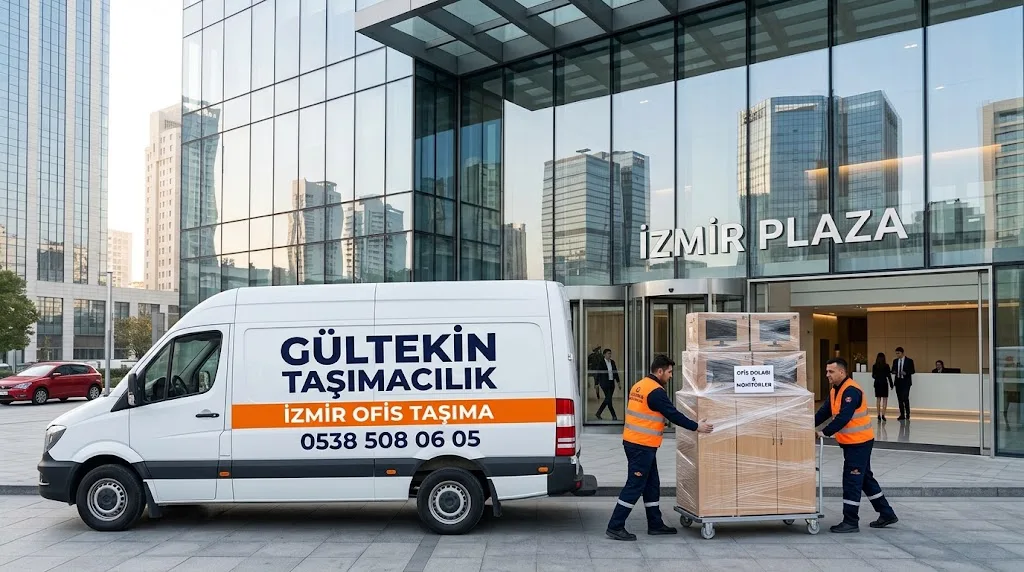 Kurumsal nakliyat için ofis taşıma ekibi