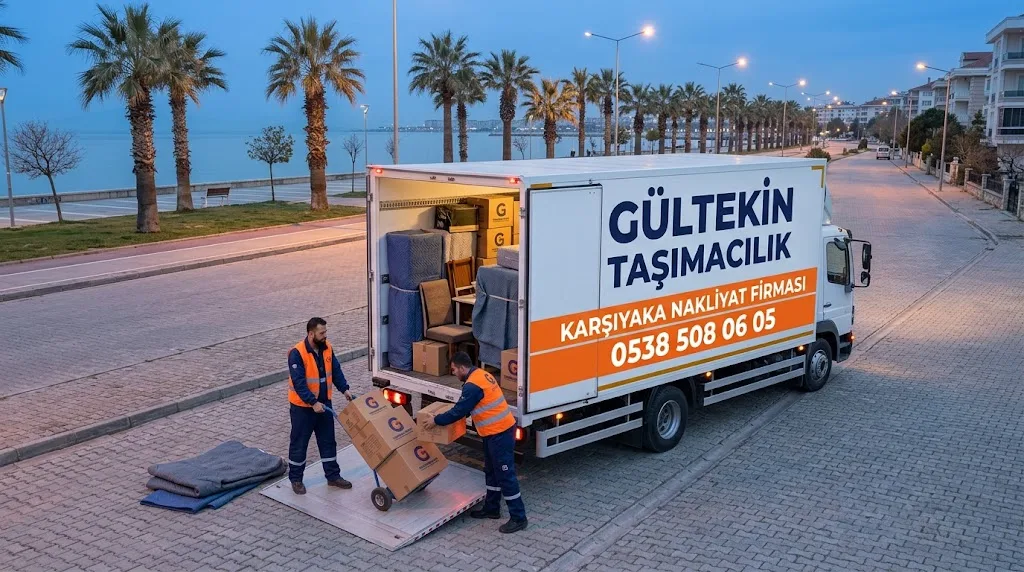 İzmir Kırılacak Eşya Taşıma – Gültekin Taşımacılık aracı ve ekibi
