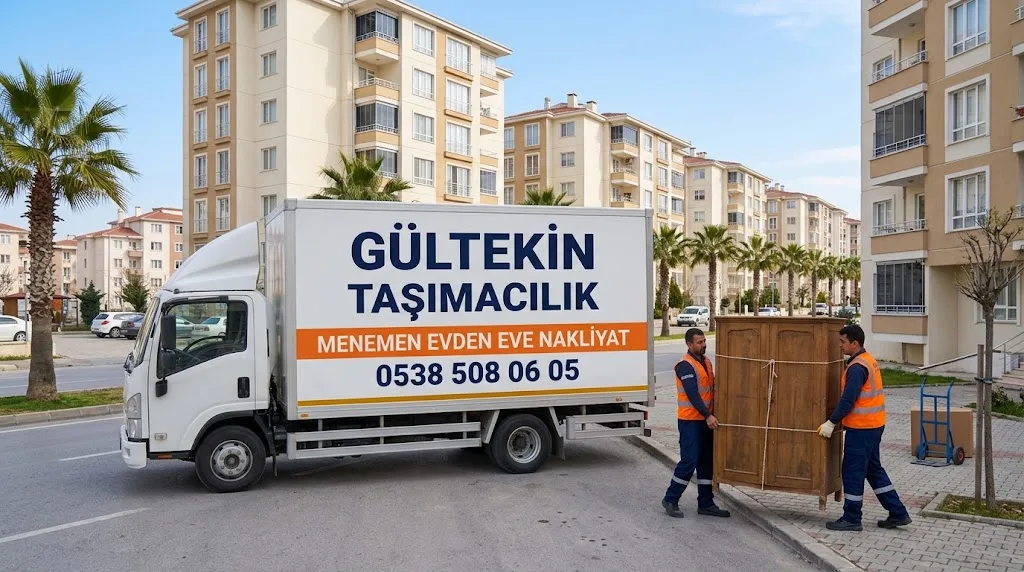 Menemen evden eve nakliyat - Gültekin Taşımacılık Menemen evden eve nakliyat - Gültekin Taşımacılık taşıma ekibi ve aracı