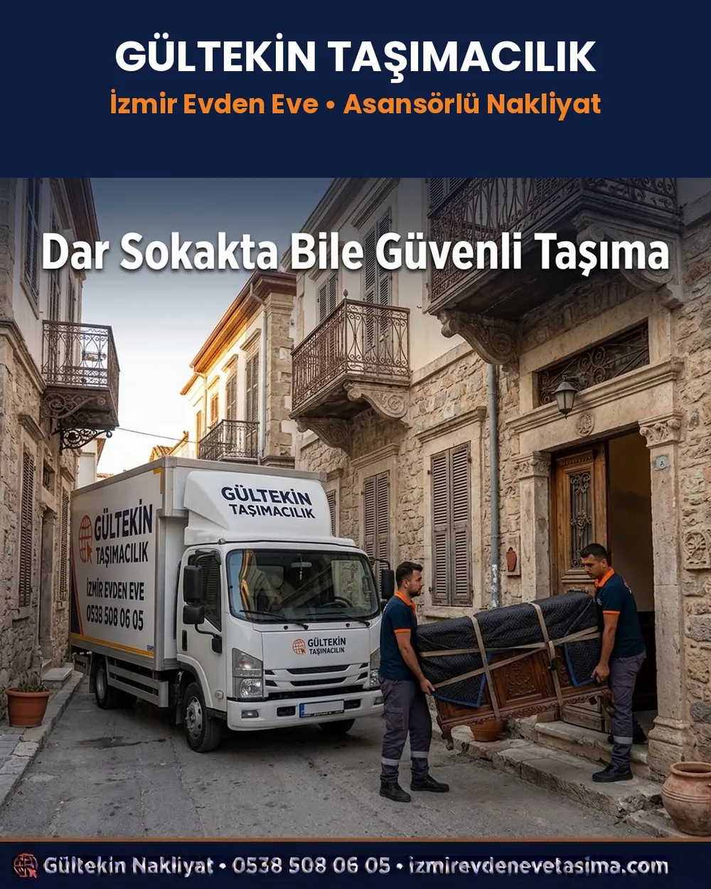 Dar sokakta güvenli taşıma – Gültekin Taşımacılık