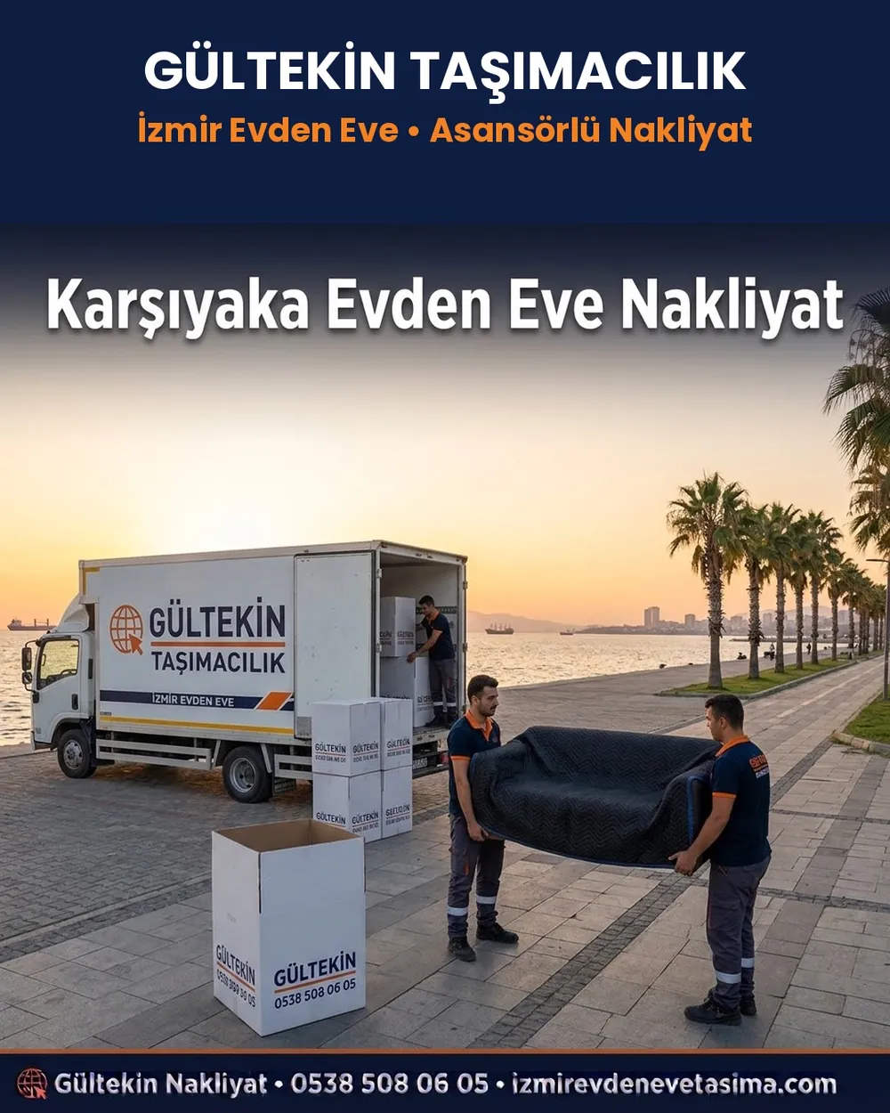 Karşıyaka evden eve nakliyat – sahil yolunda koltuk taşıma